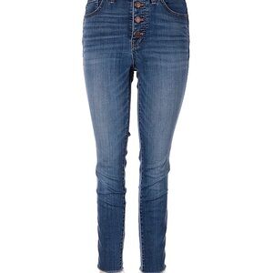 Madewell button fly skinny jeans